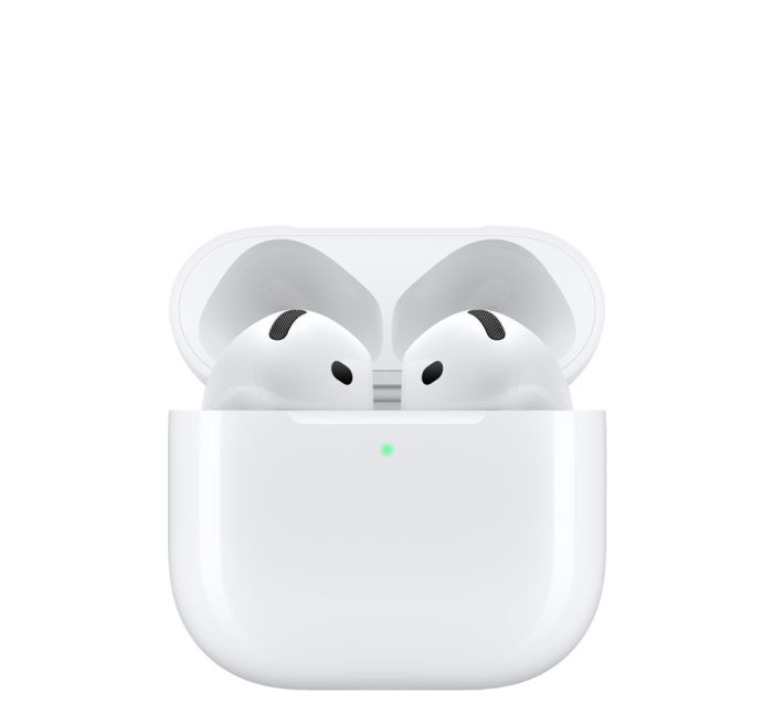 Apple AirPods4 TWS BlueTooth slušalice (USB-C), TWS, Spatial Audio, H2, IP54, bijele (mxp63zm/a)