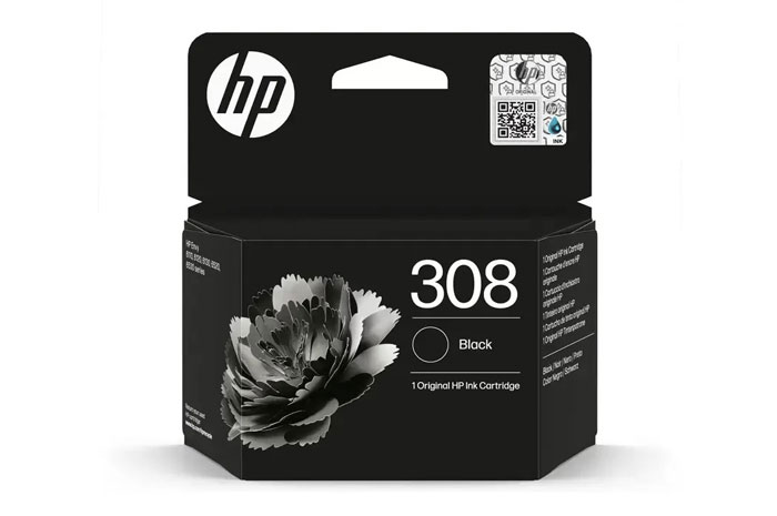 Original Ink- Black HP 308 (7FP21UE LS1)