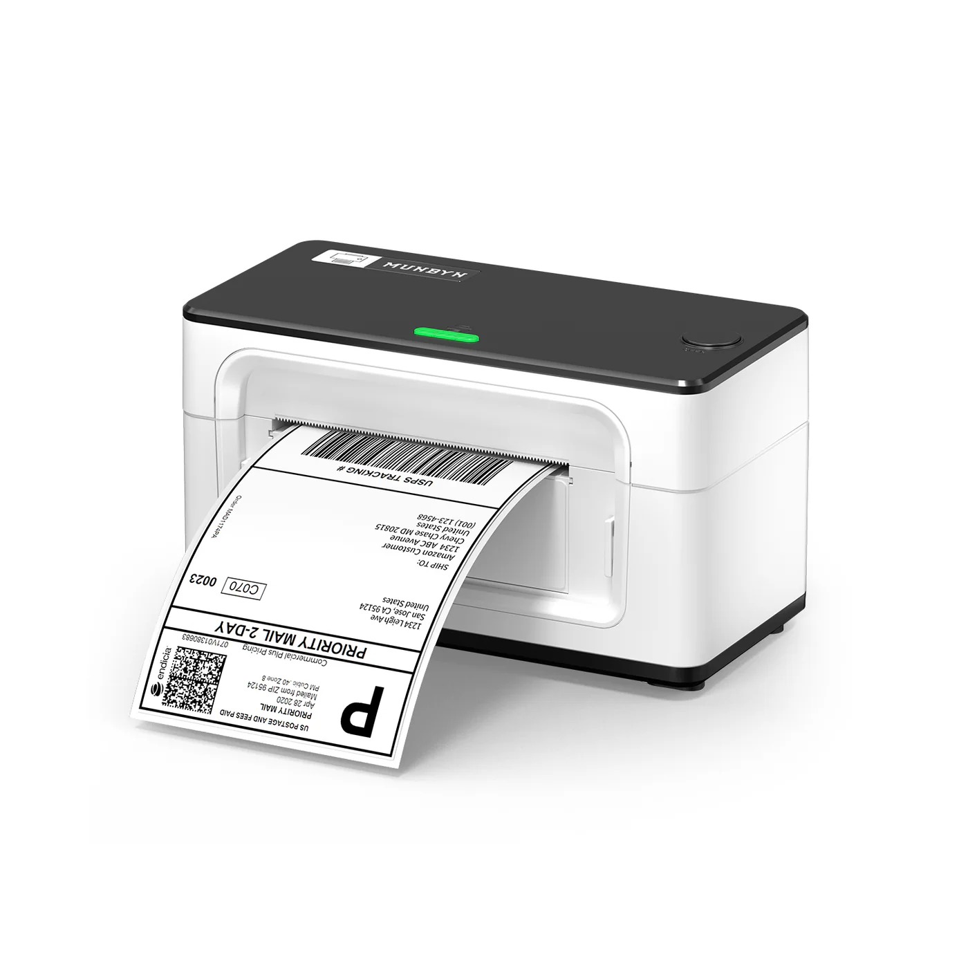 Termalni printer za naljepnice MUNBYN ITPP941B,
108mm, termalni, Bluetooth, USB, bijeli - Slika 2