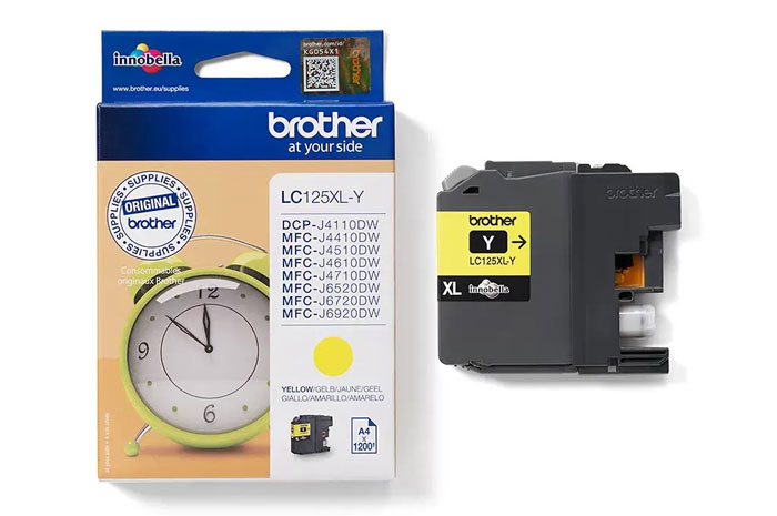 Original Ink- Yellow Brother LC125XLY, LC-125XLY