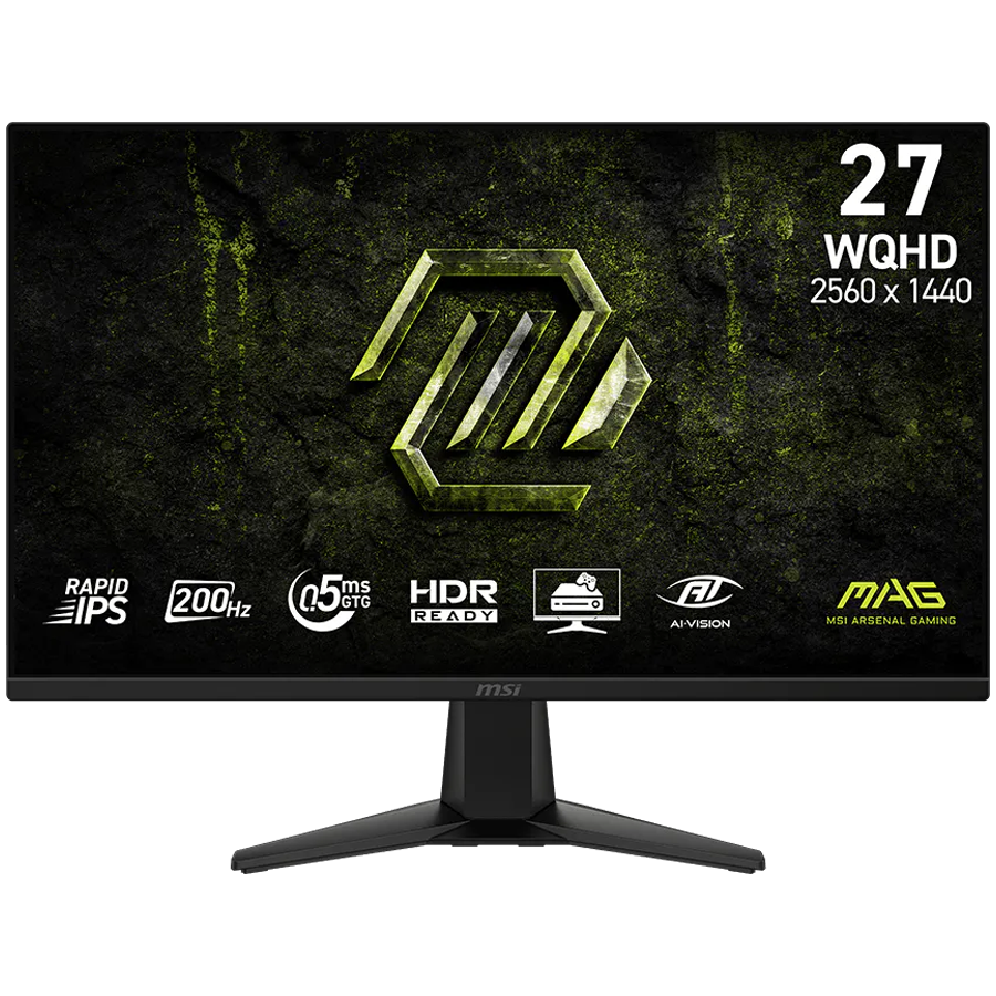 Monitor MSI 27" MAG 275QF E20, Rapid IPS AMD FreeSync Premium 200Hz, 0.5ms (GTG), 2xHDMI, DP, 2K