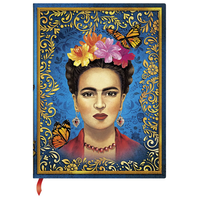 Notes 12,5x18 cm-midi crte 72L s gumicom VIva Frida Paperblanks PB1990-0