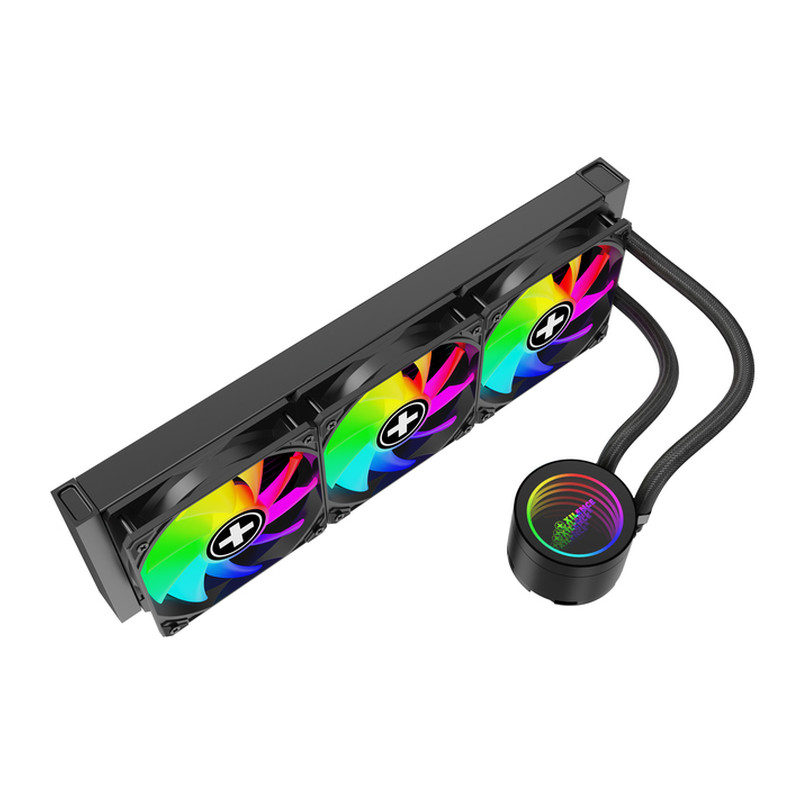 Alternative view of Xilence LQ360G.ARGB Gaming Series vodeno hlađenje za procesore Intel/AMD Multi socket, 3×120mm PWM ARGB ventilator, crno