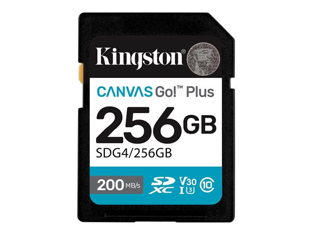 KINGSTON 256GB SDXC Canvas Go Plus Gen4