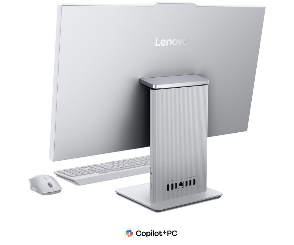 Alternative view of Lenovo IdeaCentre AIO 27IPH11 27" QHD, Intel Core Ultra 7 355, 16GB DDR5, 1TB SSD, Integrated Graphics, WiFi7/BT5.4, tipk./miš, Win 11 Pro, Cloud Grey (F0JJ000USC-W11P)