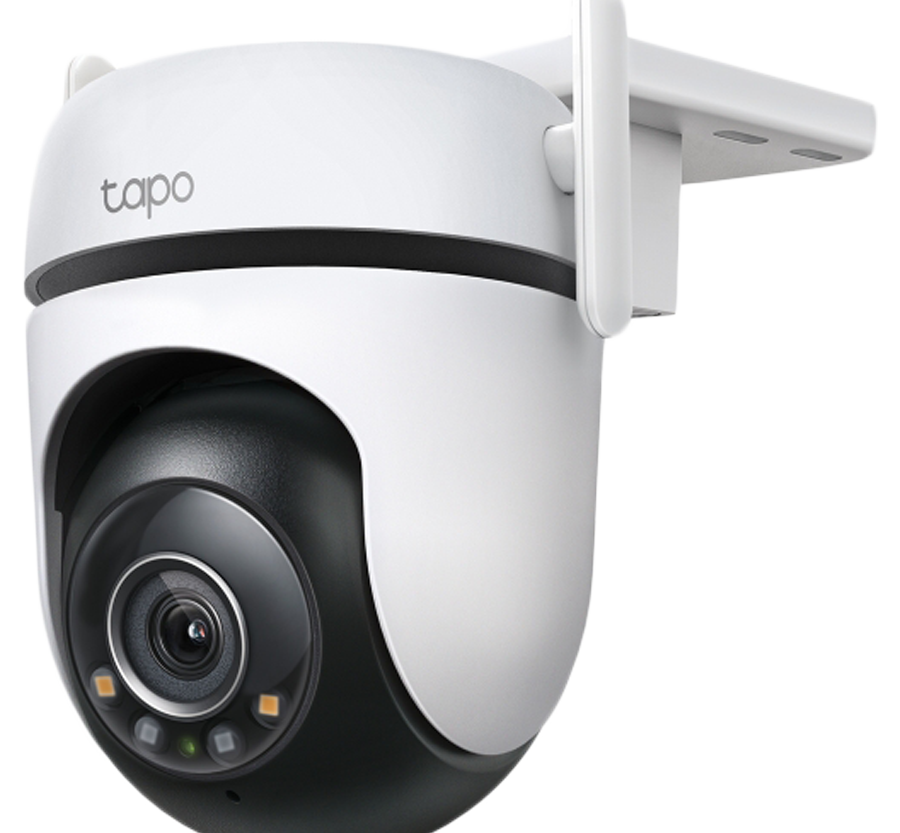 Outdoor Pan/Tilt Security Wi-Fi Camera - Tapo C520WS 2K QHD Live View, Starlight Color Night Vision-360?° Visual Coverage