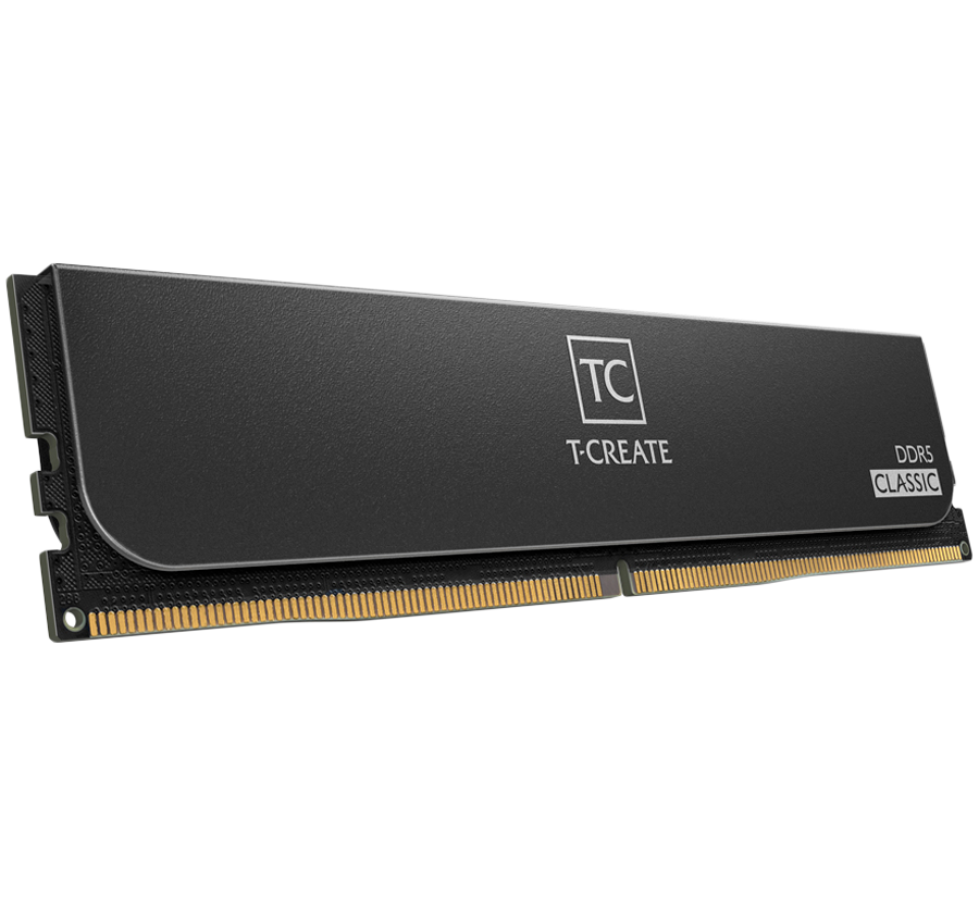 Alternative view of TEAMGROUP CLASSIC DDR5 DESKTOP MEMORY 16GB(1x16GB) 5600MHz CL46 44800 MB/s