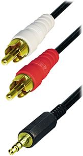 audio kabel 3,5mm na 2xcinch 1,5m