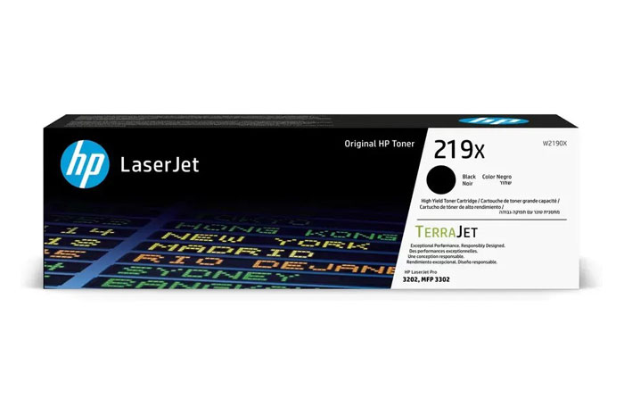 Original Toner Black HP Color LaserJet Pro 3202, 3302 (219X W2190X)