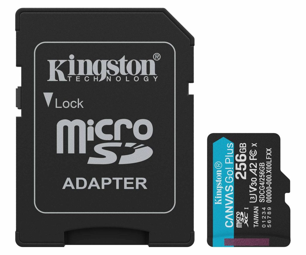 SD micro memorijska kartica 256GB Kingston Canivas Go Plus Gen4 200MB/s
