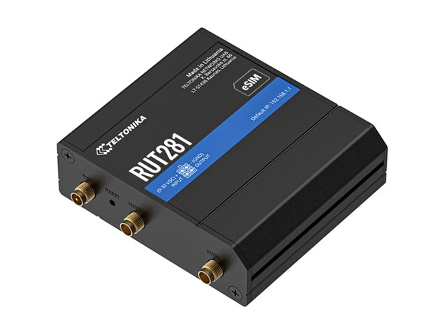 TELTONIKA NETWORKS RUT281 eSIM 4G Router