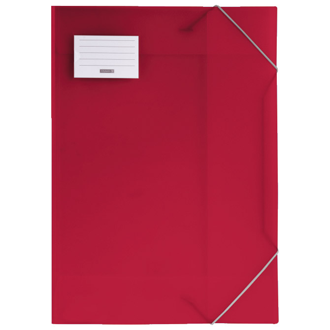Fascikl klapna s gumicom pp A3 Fact Brunnen 10-47053 23 crveni