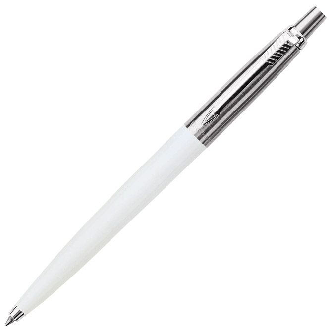 Olovka kemijska Jotter Parker specijal bijela u poklon kutiji