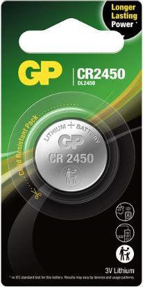 GP baterije CR2450-2CPU1 Lithium Coin