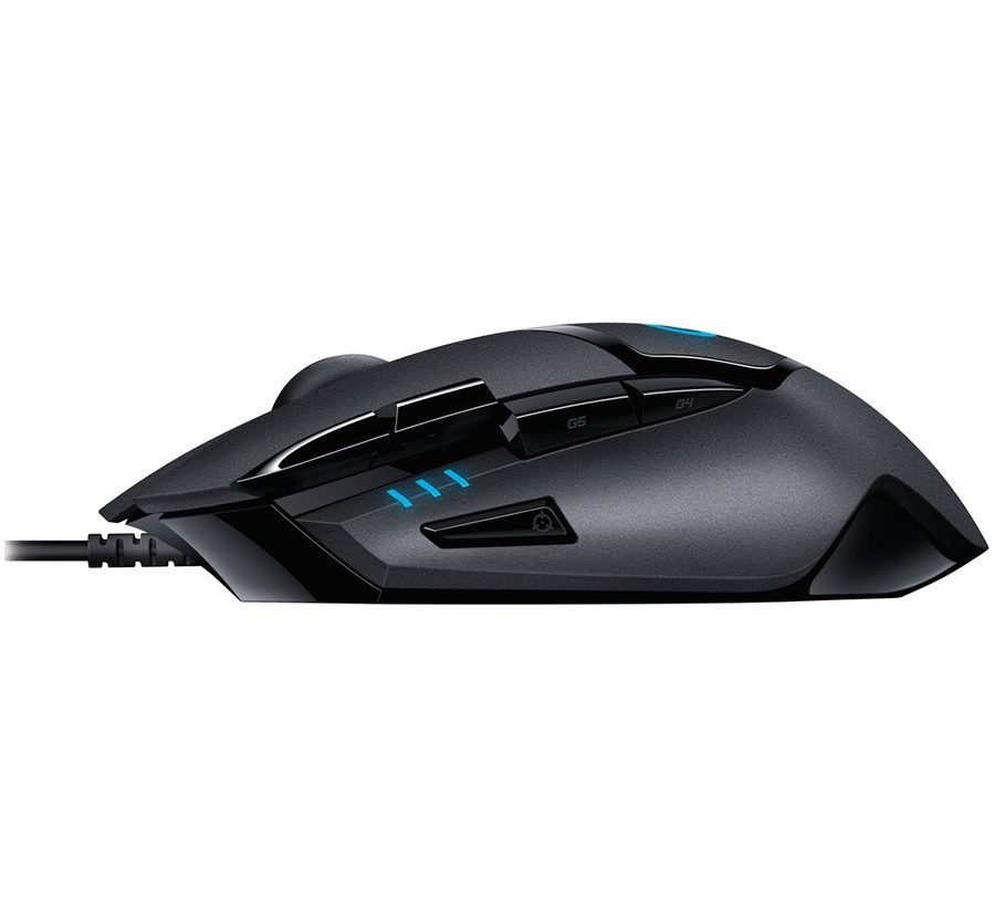Alternative view of LOGITECH G402 Hyperion Fury Corded Gaming Mouse - BLACK - EER2