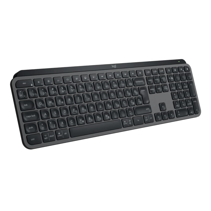 Alternative view of Logitech MX Keys S bežična bluetooth tipkovnica, siva (920-011591)