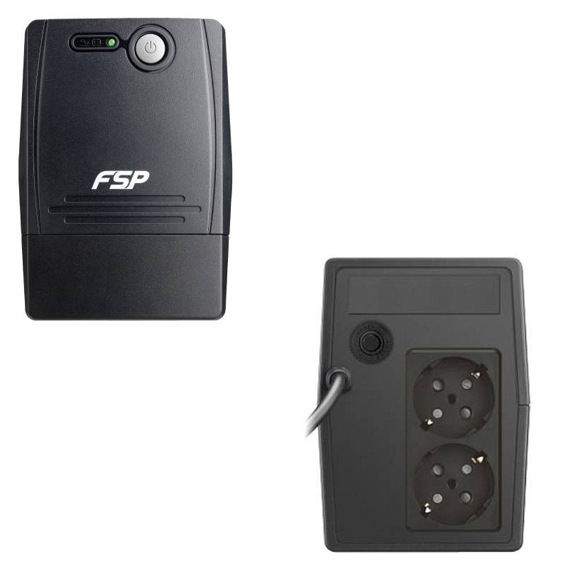 Alternative view of Fortron Source UPS FP 800VA/480W, Line-interactive, 2×Schuko, 1×9Ah