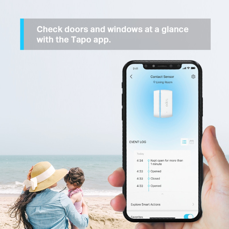 Alternative view of TP-Link Tapo T310 Smart senzor temperature i vlage