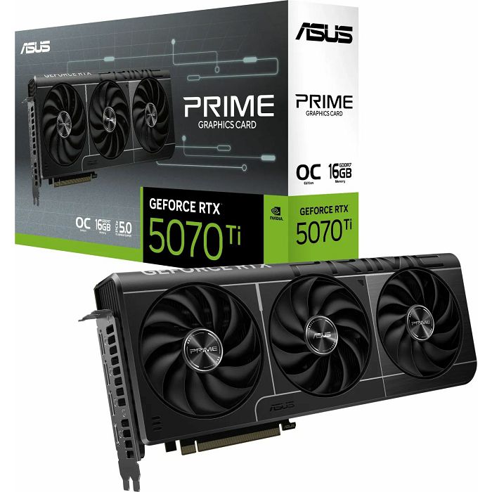 Asus PRIME GeForce RTX 5070 TI 16GB GDDR7 OC Edition, PCIe 5.0/256-bit, HDMI/3×DP - Slika 3