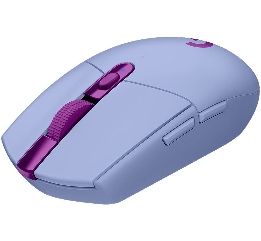 Alternative view of LOGITECH G305 LIGHTSPEED Wireless Gaming Mouse - LILAC - EER2