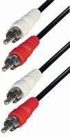 Kabel audio RCA  | 2x RCA-plug to 2 xRCA  lug | 5,0 m - Transmedia