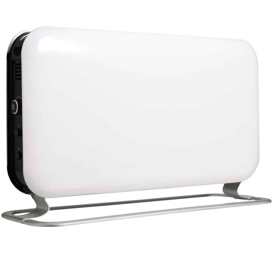 2000W portable convection heatet, LED display, steel fronts, fan,alu feet