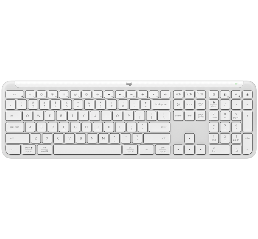 LOGITECH SIGNATURE SLIM WIRELESS KEYBOARD K950 - OFF WHITE - 2.4GHZ/BT - Croatian layout