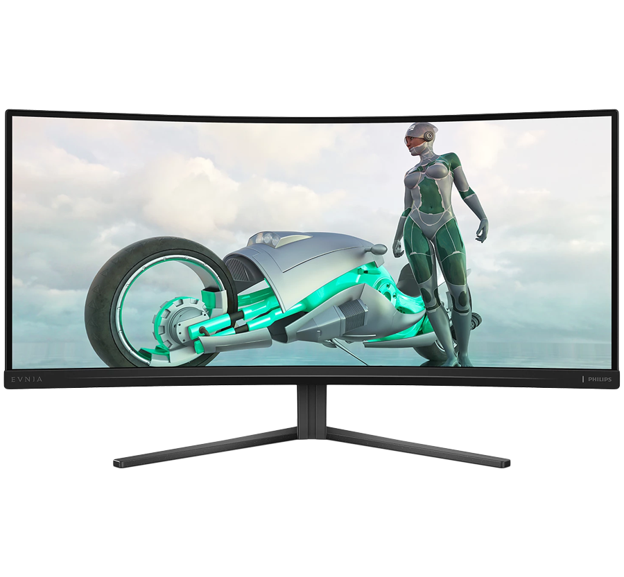 Philips Monitor Evnia 3000 34M2C3500L 34'' Curved VA, 3440x1440 (WQHD), 180Hz, 0.5ms, 300 cd/m2, 4000:1, HDR10, 2x HDMI, DisplayPort, Adaptive Sync, 3-year warranty