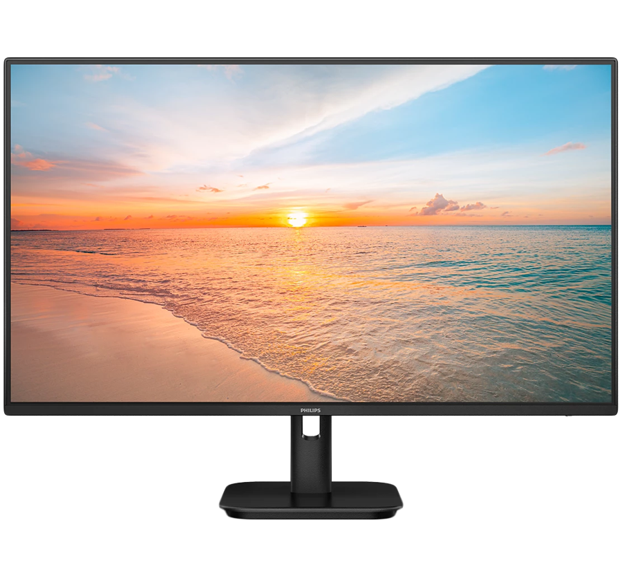 Philips Monitor 1000 Series 27E1N1100A 27'' IPS, 1920x1080 (Full HD), 100Hz, 1ms MPRT, 250 cd/m2, 1300:1, HDMI, VGA, Built-in Speakers, Black, 3-year warranty