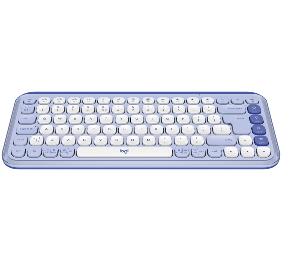 Alternative view of LOGITECH POP ICON KEYS - LILAC - BT - Croatian layout