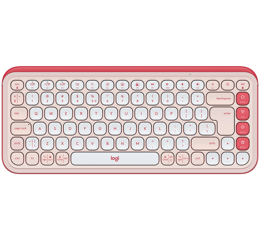 LOGITECH POP ICON KEYS - ROSE - BT - Croatian layout