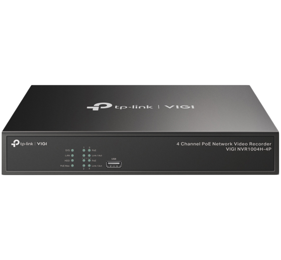 4K HDMI Video Output & 16MP Decoding Capacity: Sharp image definition up to 8MP and a 4-channel display ensures you capture every detail, from every angle†.Simplified Deployment with PoE+: Easily connect and power your PoE camera with one RJ45