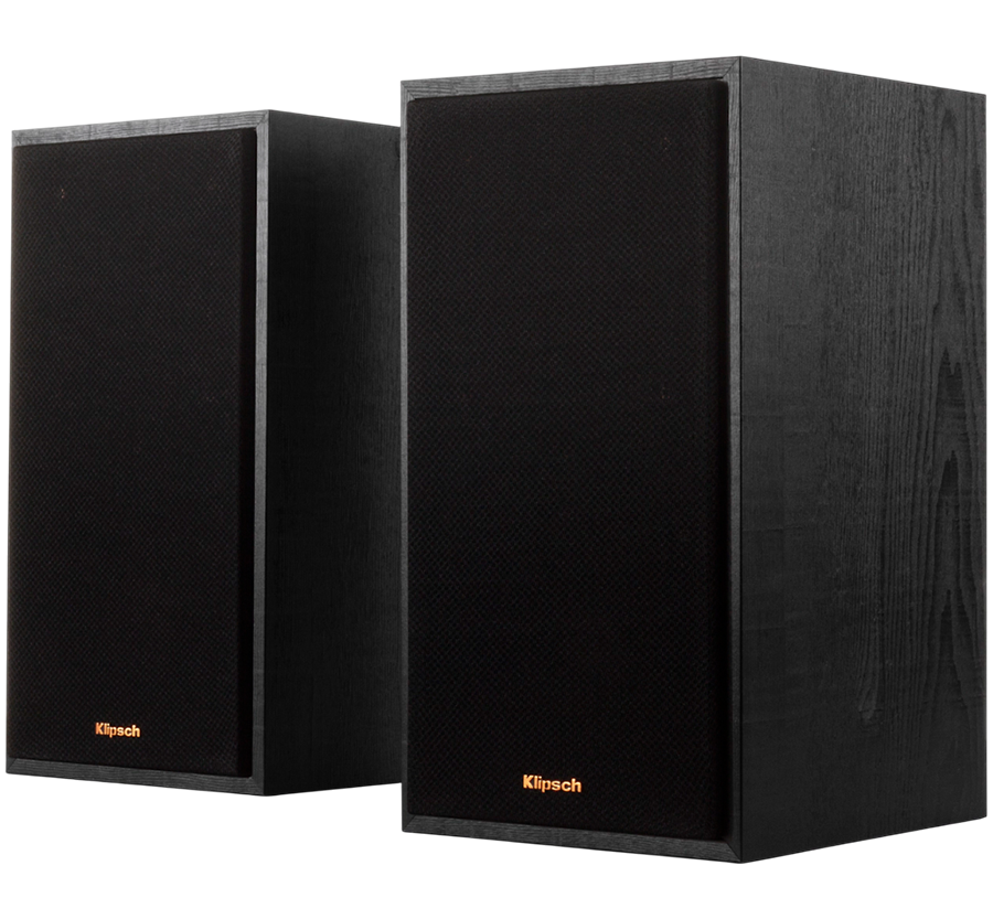 Alternative view of Klipsch Reference R-51PM Powered Bookshelf Speakers, Black, Pair