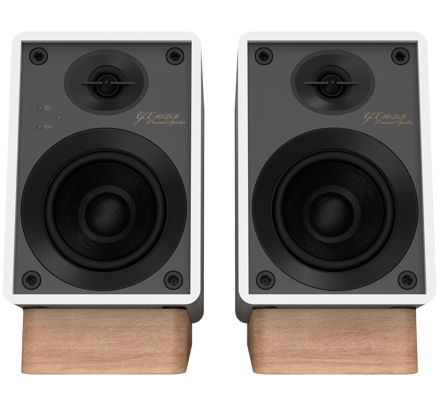 Alternative view of Onkyo Creator Series GX-10DB Powered Speakers, White, pair