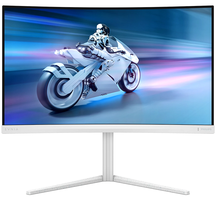 PHILIPS Monitor Evnia 5000 27M2C5501 27" Curved, 2560x1440 (QHD), Fast VA, 180Hz, 1500R, 1ms (GTG), Adaptive Sync, HDR10, 2xHDMI, 1xDP, Ergo