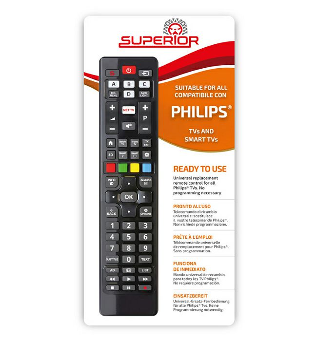 Superior univerzalni daljinski upravljač za Philips Smart TV