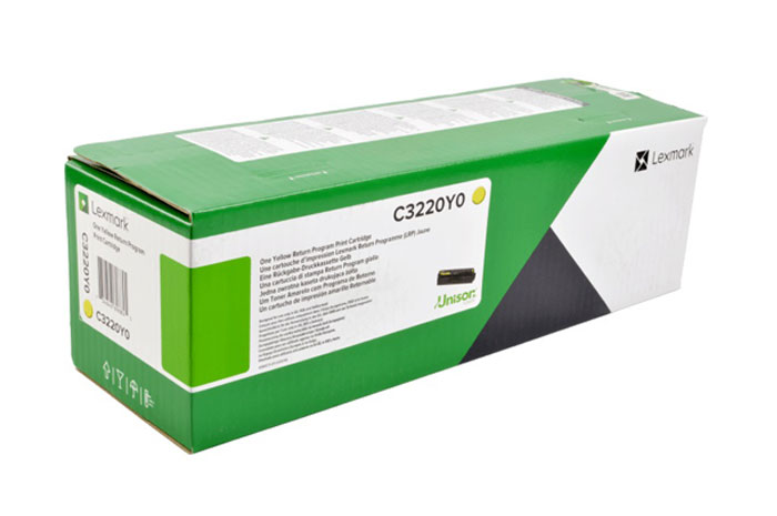 Original Toner Yellow Lexmark C3224, C3226, C3326, C3426 (C3220Y0)