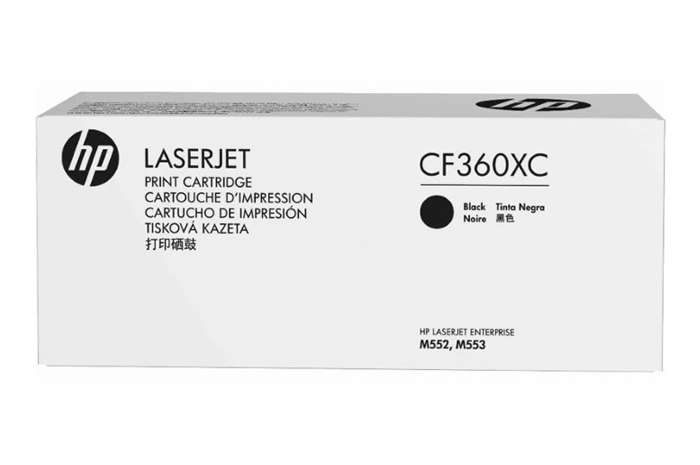 Original Toner Black HP Color LaserJet Enterprise M552 (508XC CF360XC), kompatybilne z CF360X