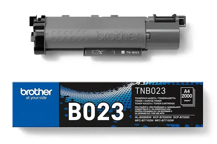 Original Toner Black Brother DCP-B7500, DCP-B7520, HL-B2080, MFC-B7710, MFC-B7715 (TN-B023, TNB023)