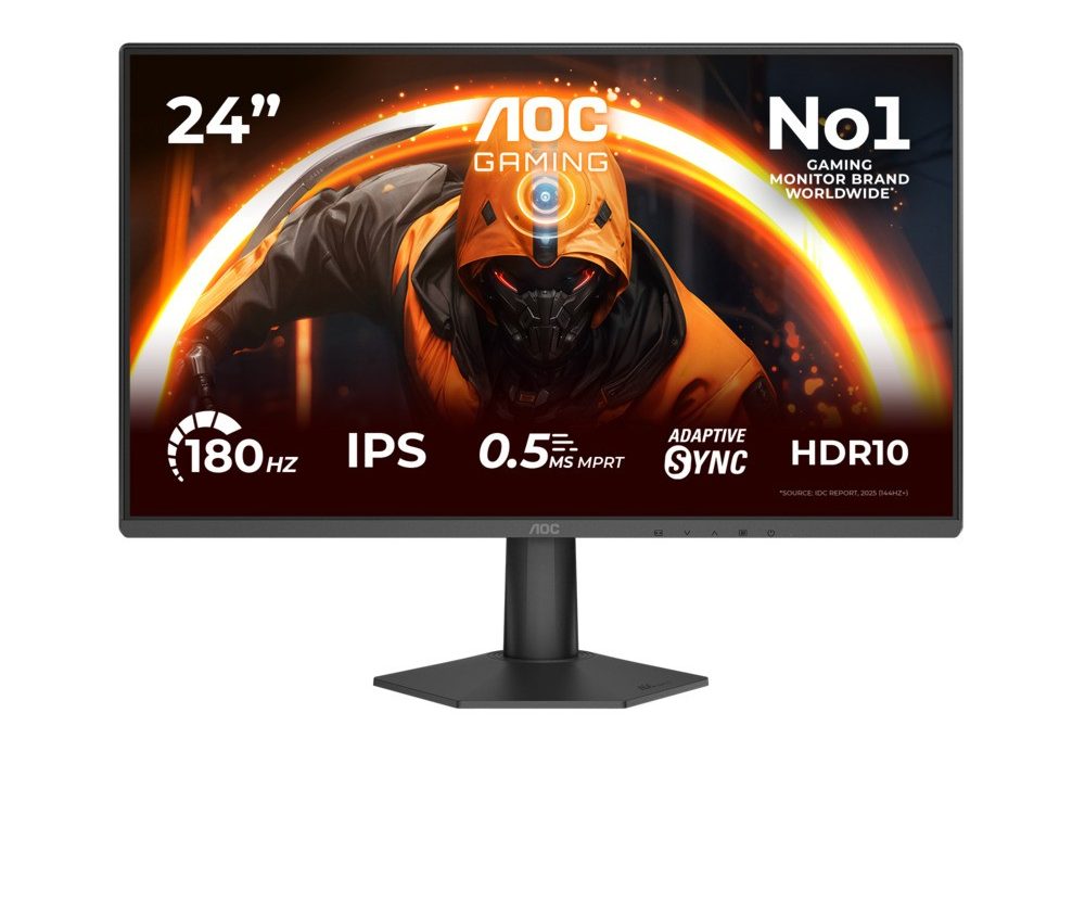 AOC 24G50F, 23,8" FastIPS, DP, HDMI, 180Hz