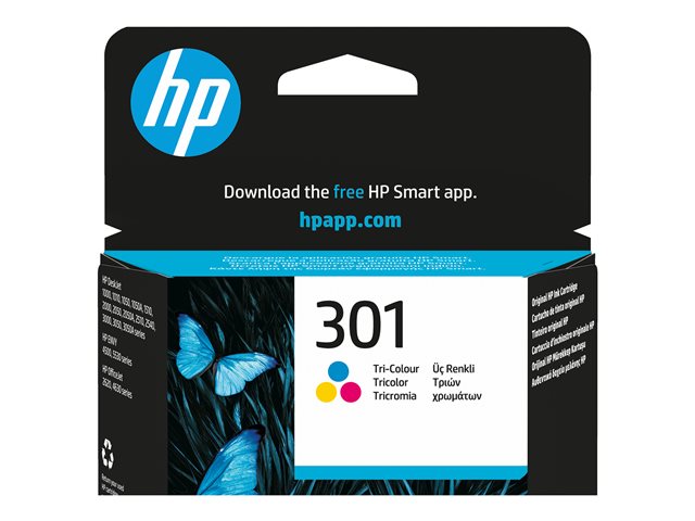 HP 301 original ink cartridge tri-co 3ml