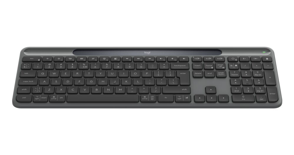 Logitech Signature Slim Solar+, crna