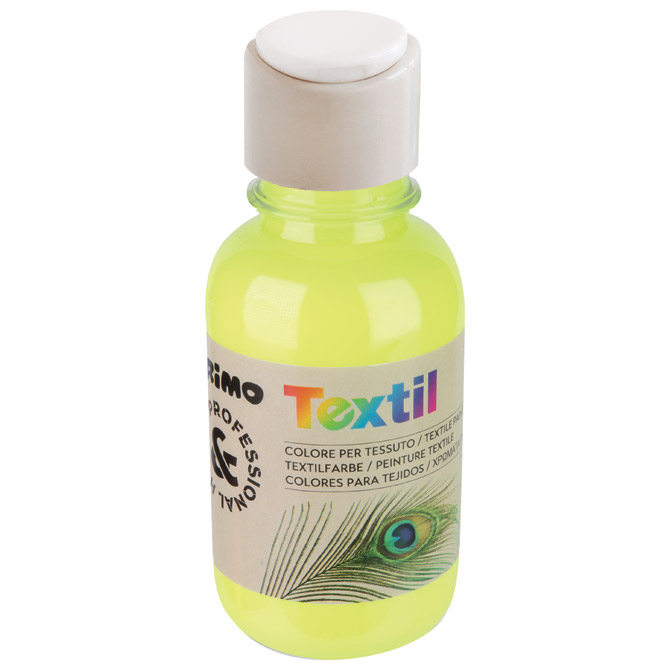 Boja tempera za tekstil 125 ml Primo 410TXF125210 fluorescentno žuta!!