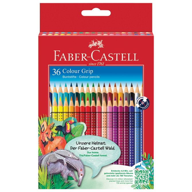 Boje drvene  36boja Grip 2001 Faber-Castell 112442