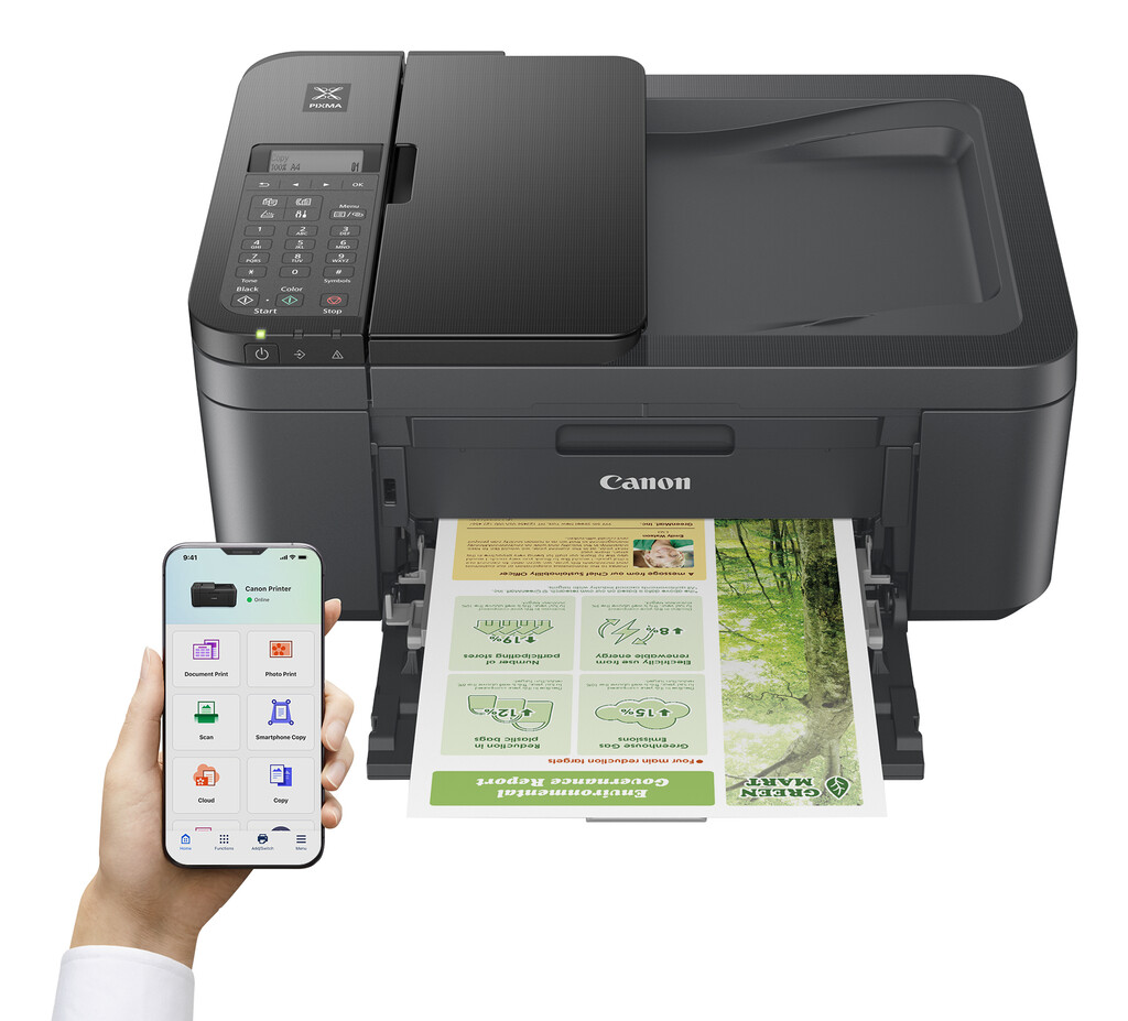Canon Pixma TR4755I multifunkcijski pisač - printer/scanner/copy/fax, 4800dpi, USB, Wi-Fi, crni - Slika 3