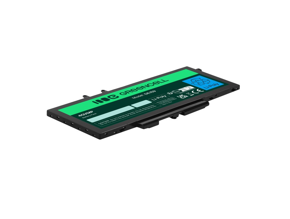 Alternative view of Green Cell (DE159) baterija 4GVMP 8000mAh, 7.4V za Dell Latitude 5400 5410 5500 5510 Precision 3540 3550