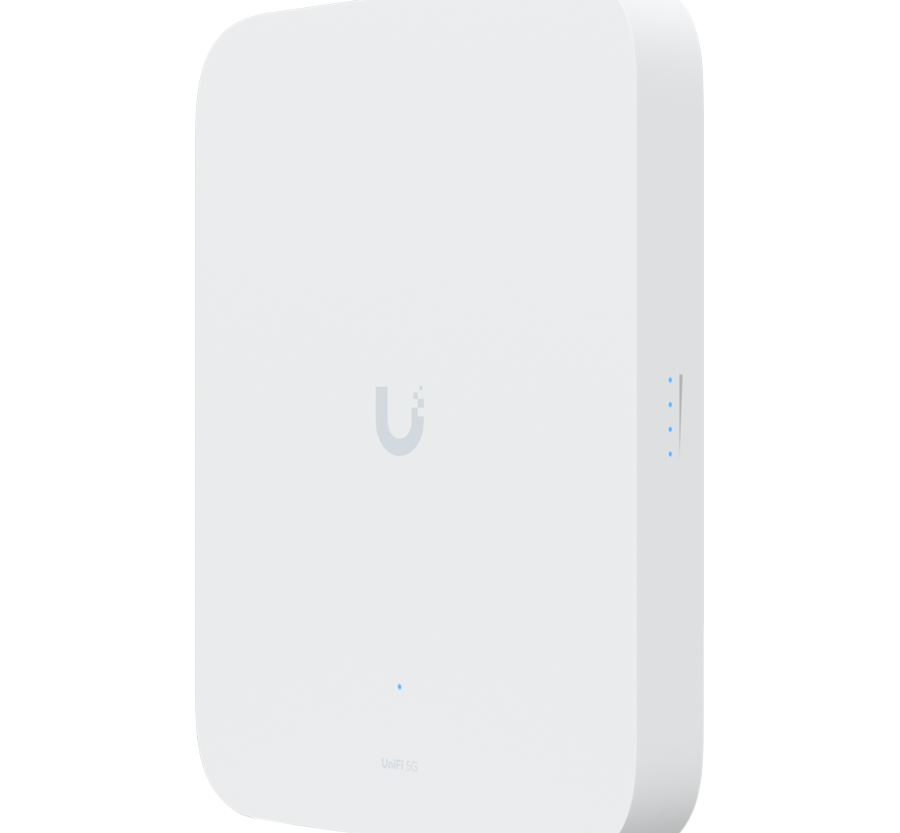 Alternative view of Ubiquiti UniFi 5G Max Outdoor ull-performance 5G (3.4 Gbps) modem for UniFi consoles and Cloud Gateways, designed for outdoor use with directional antennas, remote SIM, and dual SIM for seamless failover