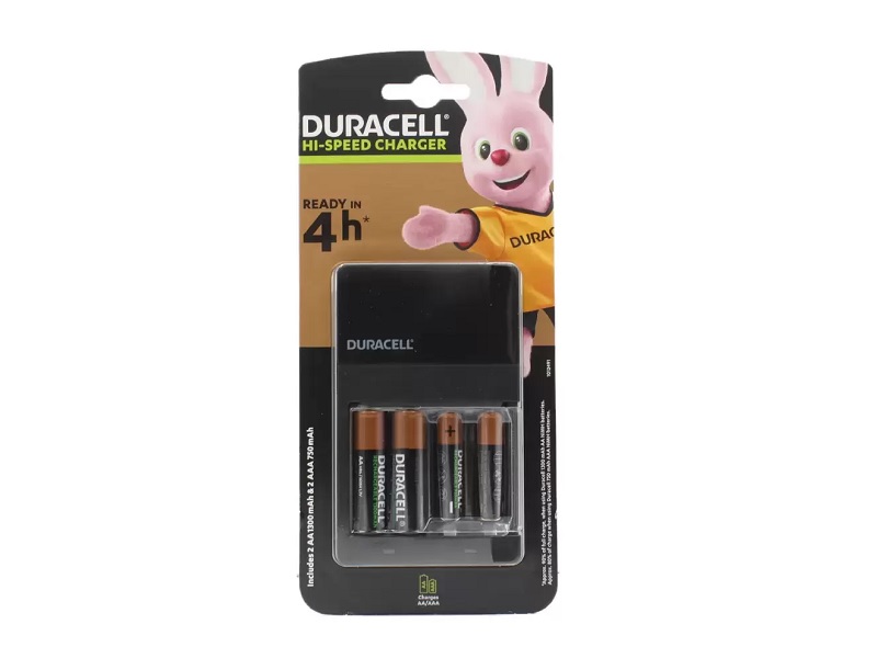 Punjač za 4xAA/AAA baterije Duracell CEF14 sa 2 AA i 2 AAA punjive baterije