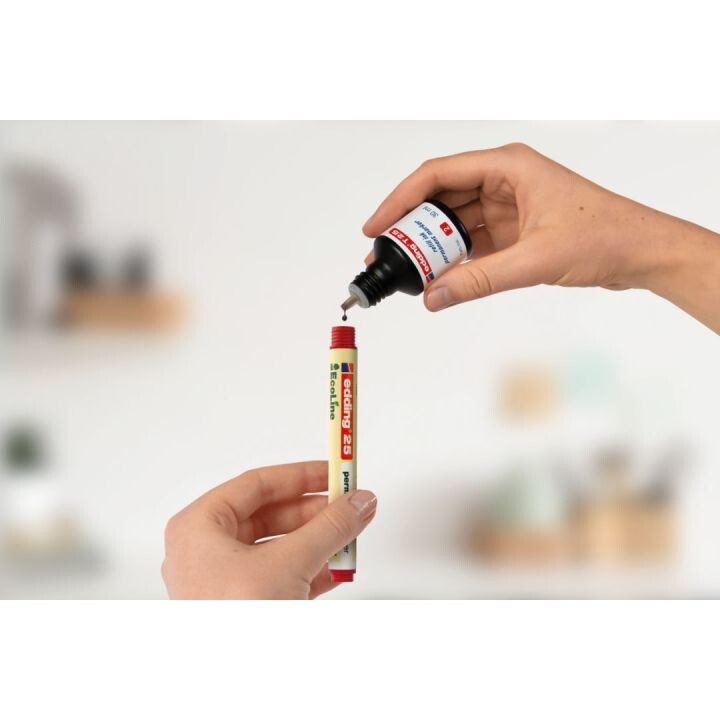 Marker permanentni 1 mm okrugli vrh EcoLine Edding 25 crni - Slika 5