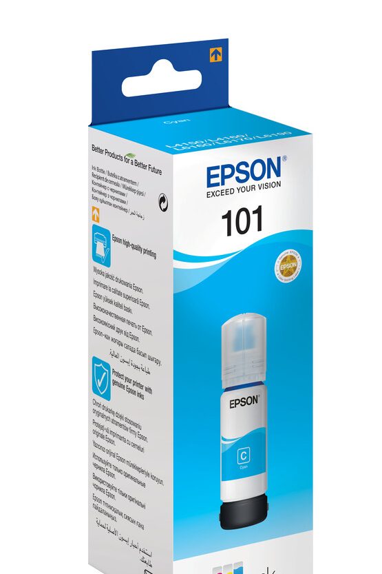 Tinta Epson 101 L4150 Cyan EcoTank 70ml C13T03V24A
